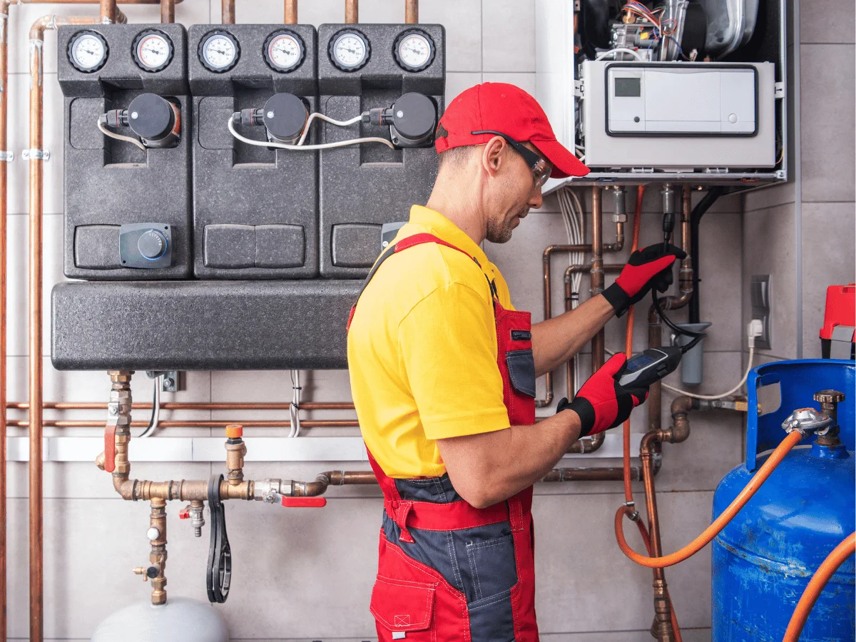 Conducting gas safety checks to ensure compliance and tenant safety
