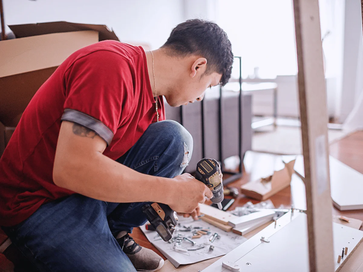 Assembling flat-pack furniture quickly and professionally