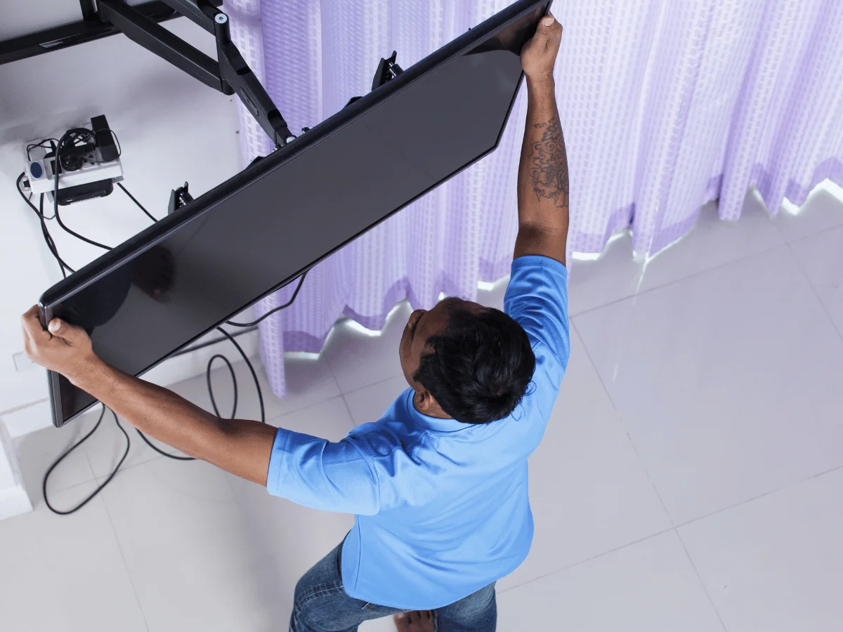 Mounting your TV securely for a clean, modern look