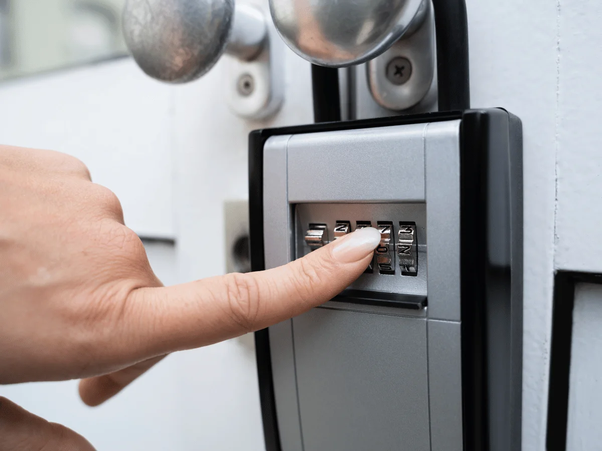 Installing secure key safes and lockboxes for easy and safe access to keys