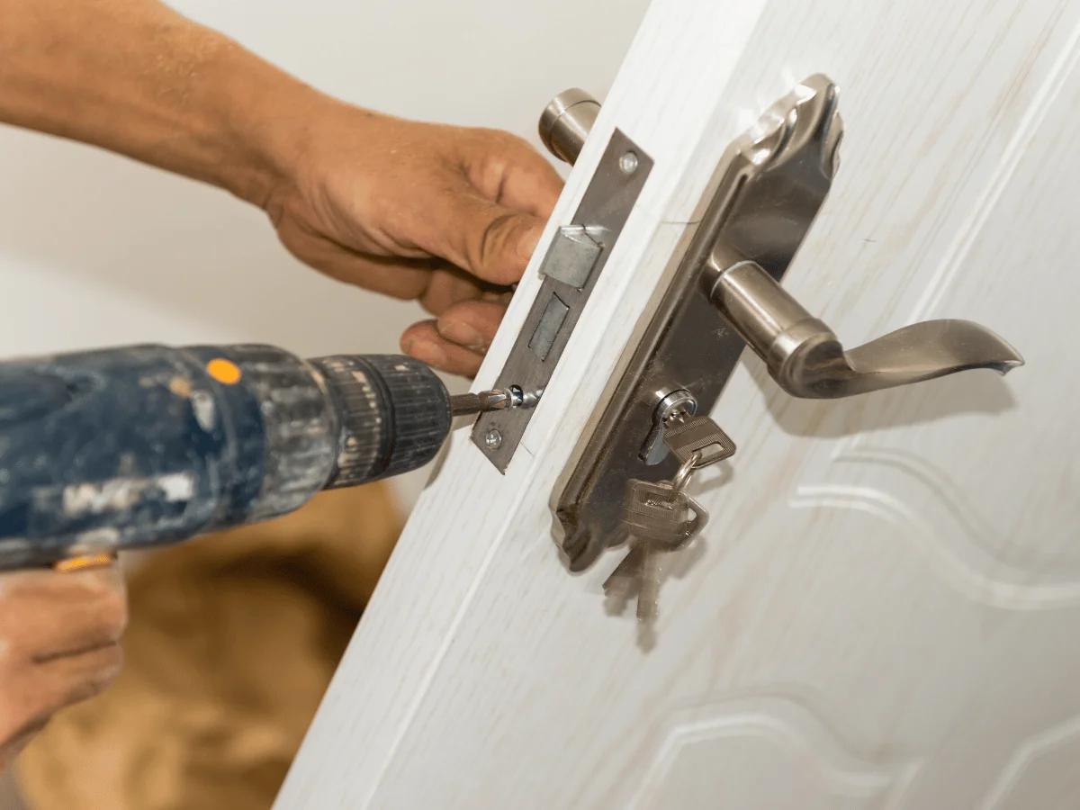 Changing locks for improved security or when keys are lost or stolen