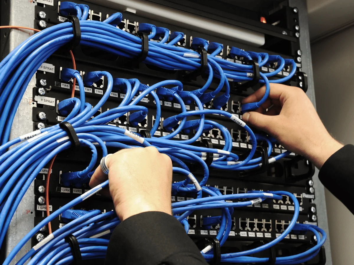 Installing reliable data cabling for high-speed internet and network connections