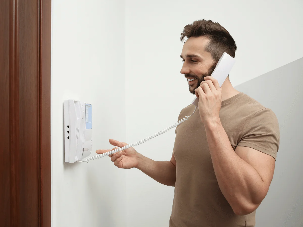 Intercom system installation for secure comms within buildings or premises