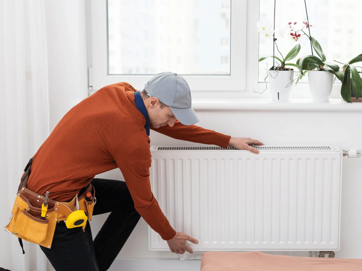 Repairing or replacing faulty radiators for consistent heating performance
